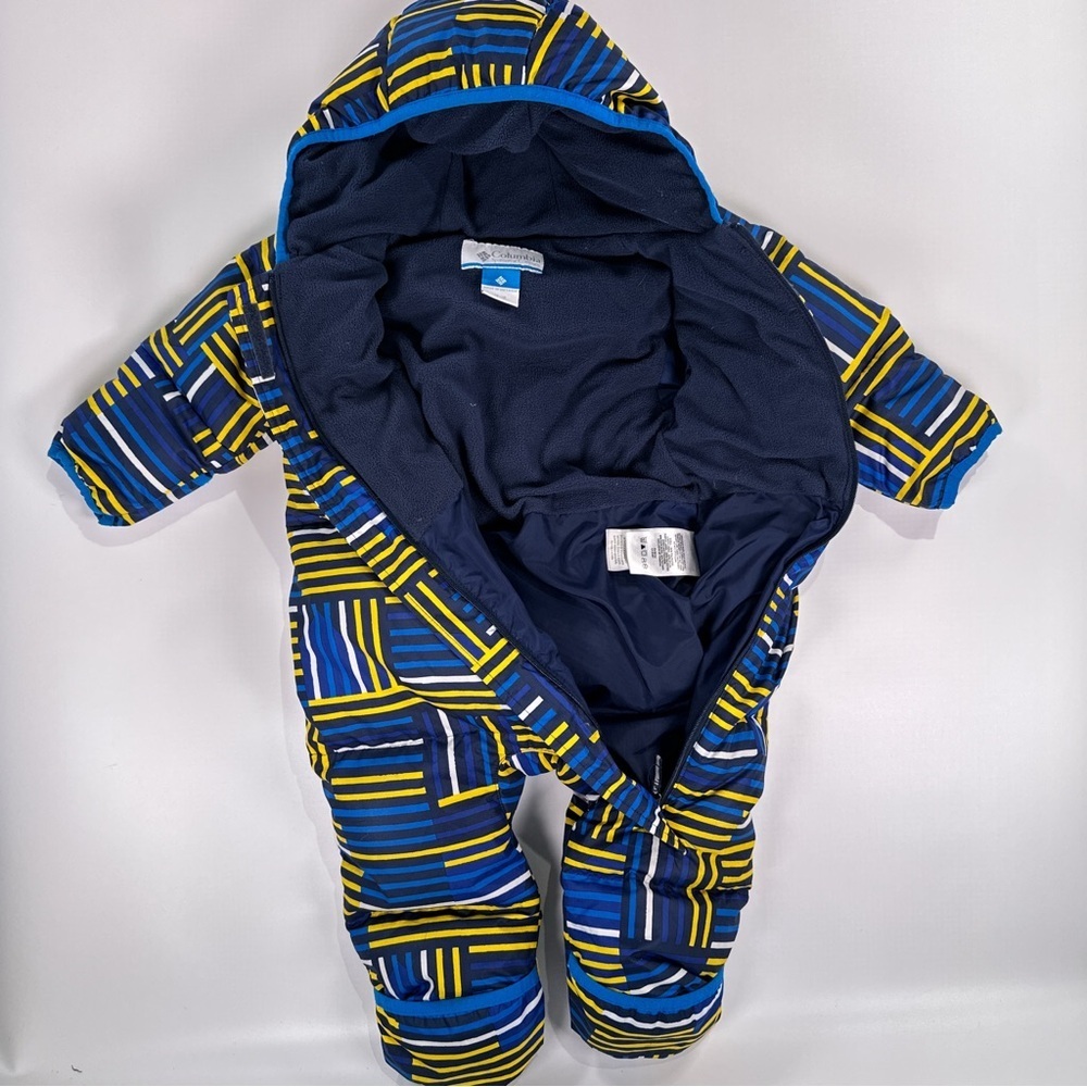 Columbia Baby Duck Down Snow Suit Hooded 12 18 Months - Picture 4 of 12